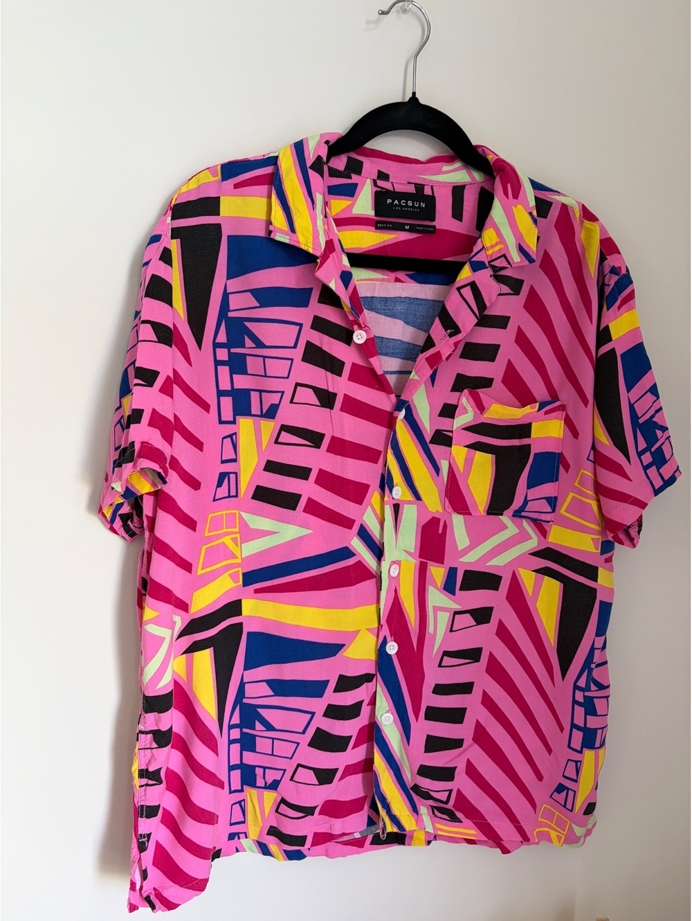 Y2K Retro Men’s Pacsun Short Sleeve Button Up Size M
